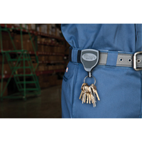 Super48™ Key Chains, Polycarbonate, 48" Cable, Belt Clip Attachment TLZ008 | Seaboard Industrial Supply Comp