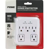 Surge Protector, 5 Outlets, 900 J, 1875 W XJ249 | Seaboard Industrial Supply Comp