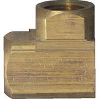 Extruded 90° Elbow Pipe Fitting, FPT, Brass, 1/8" YA811 | Seaboard Industrial Supply Comp